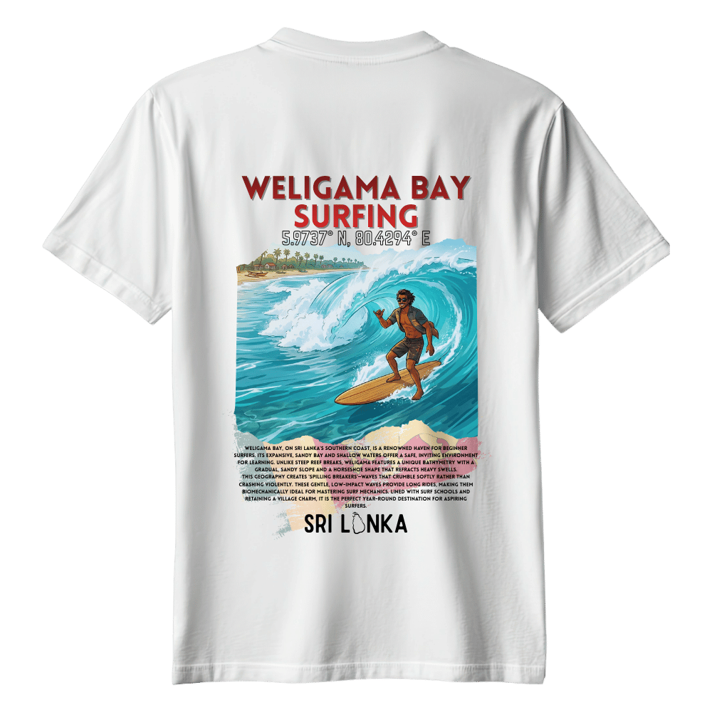 Weligama Bay Surfing T shirt